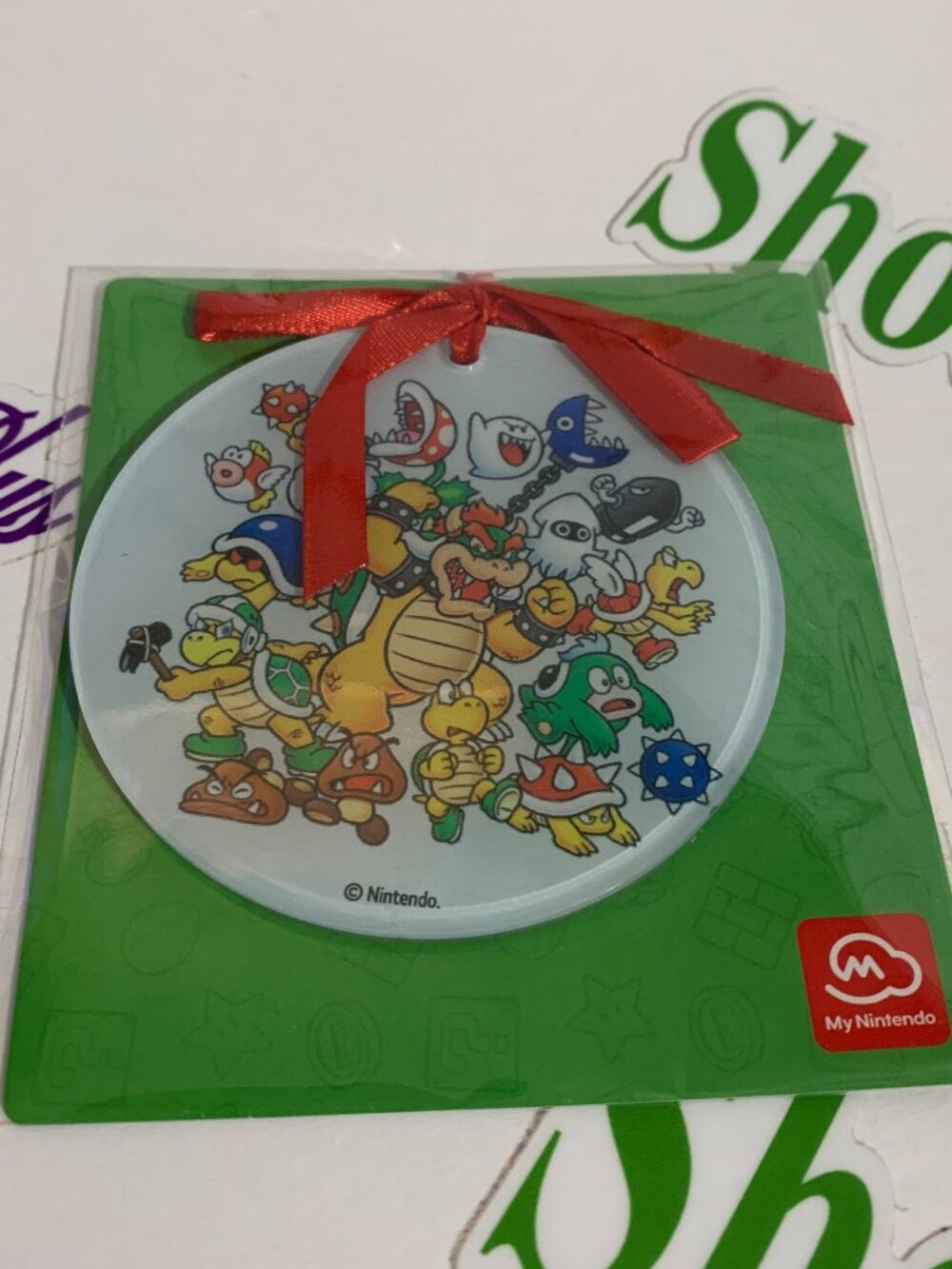 My Nintendo Rewards Super Mario Villains Christmas Holiday Ornament Bowser Koopa